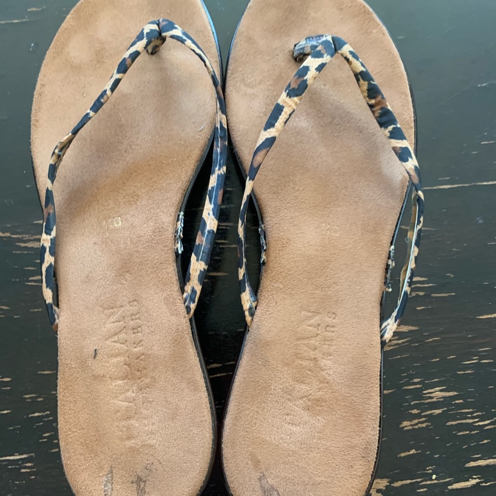 Italian Shoemakers leopard print sandals